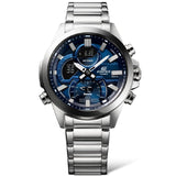 CASIO EDIFICE ECB-30D-2ADF BLUE STAINLESS STEEL MEN WATCH