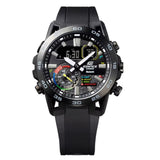 Casio Edifice Black Dial And Resin Strap Men Watch ECB-40MP-1ADF