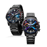 CASIO EDIFICE ECB-S100HG-1ADF BLACK STAINLESS STEEL MEN WATCH