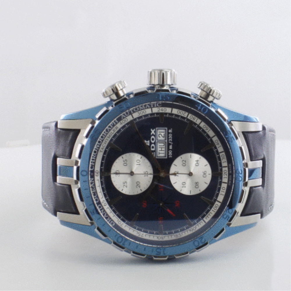 EDOX LES BEMONTS CHRONOGRAPH AUTOMATIC ED01120-3-BUIN MEN'S WATCH  N'S WATCH - H2 Hub Watches