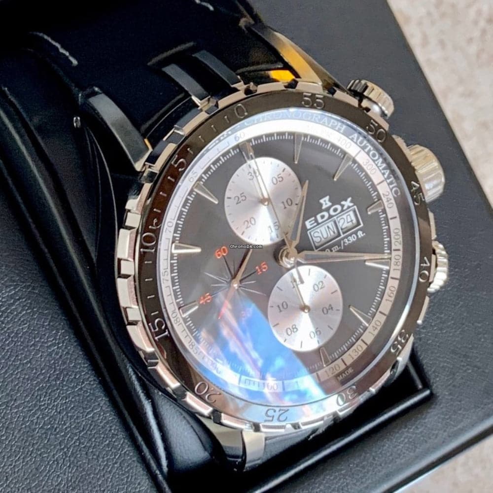 EDOX GRAND OCEAN CHRONOGRAPH AUTOMATIC ED01121-357N-NIN MEN'S WATCH - H2 Hub Watches