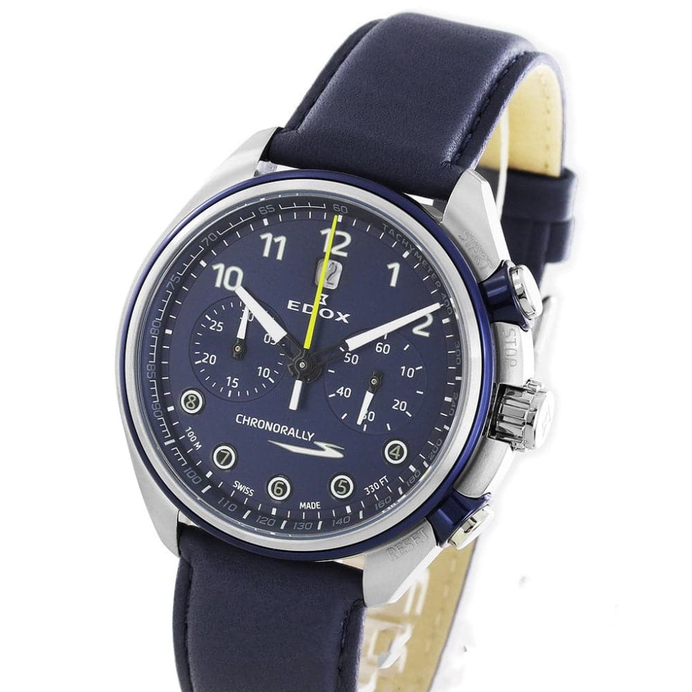 EDOX CHRONORALLY-S ED08005-3BUCBU-BUBG MEN'S WATCH - H2 Hub Watches