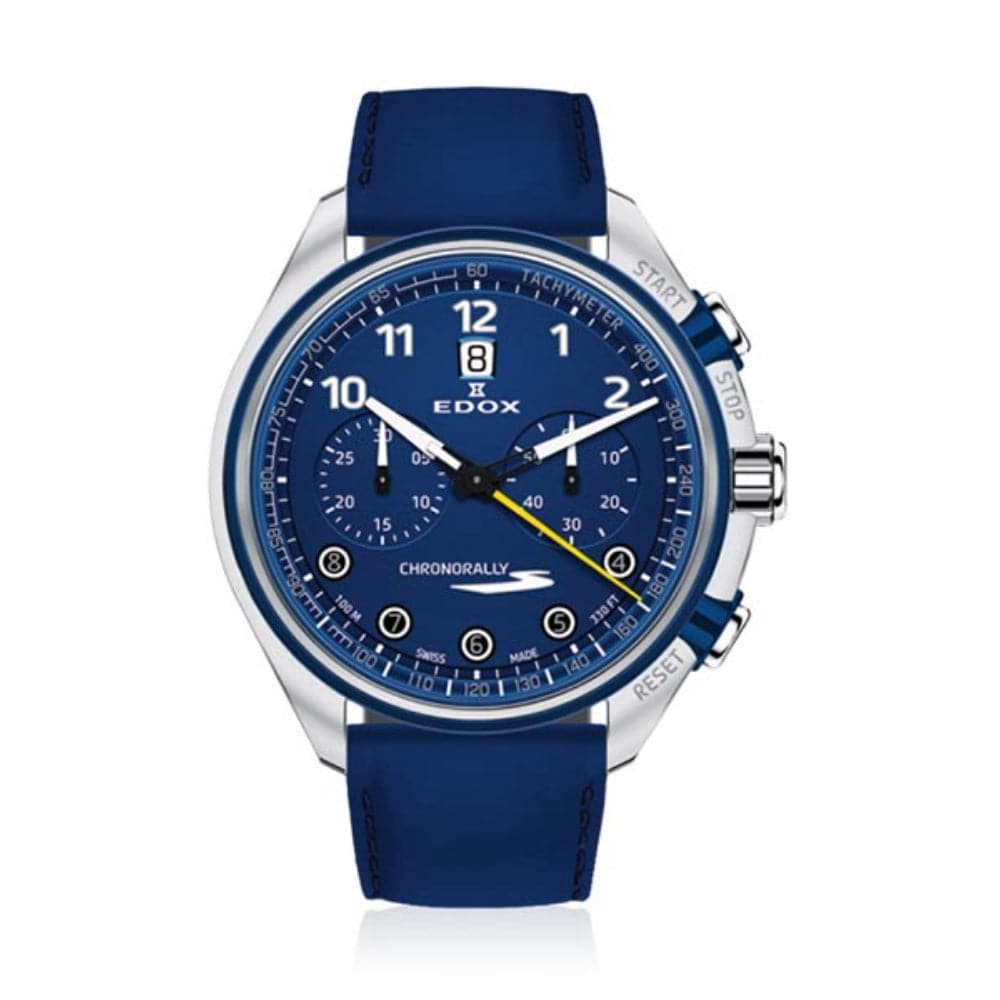 EDOX CHRONORALLY-S ED08005-3BUCBU-BUBG MEN'S WATCH - H2 Hub Watches