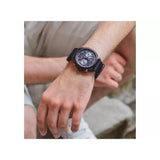 EDOX ED09503-37NNONAN-NNO BLACK FABRIC STRAP MEN'S WATCH
