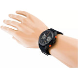 EDOX ED09503-37NNONAN-NNO BLACK FABRIC STRAP MEN'S WATCH