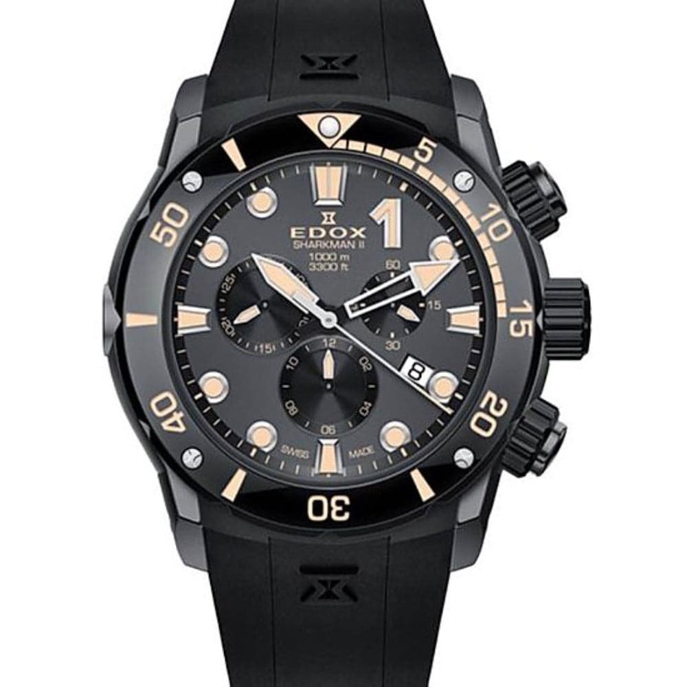 EDOX SHARKMAN II ED10234-357GN-NINB MEN'S WATCH - H2 Hub Watches