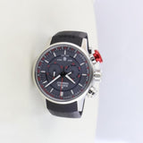 EDOX ED10302-3-GR3 BLAC LEATHER MEN'S WATCH - H2 Hub Watches