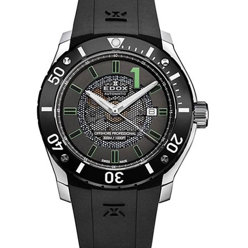 EDOX CHRONO-OFFSORE AUTOMATIC DATE ED80088-3-NV2 MEN'S WATCH - H2 Hub Watches