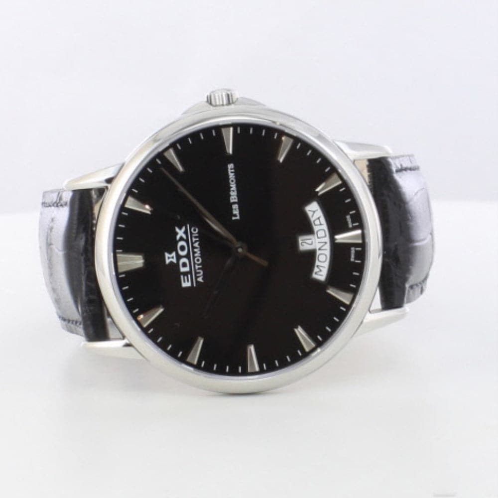 EDOX LES BEMONTS ED83015-3-NIN  MEN'S WATCH - H2 Hub Watches