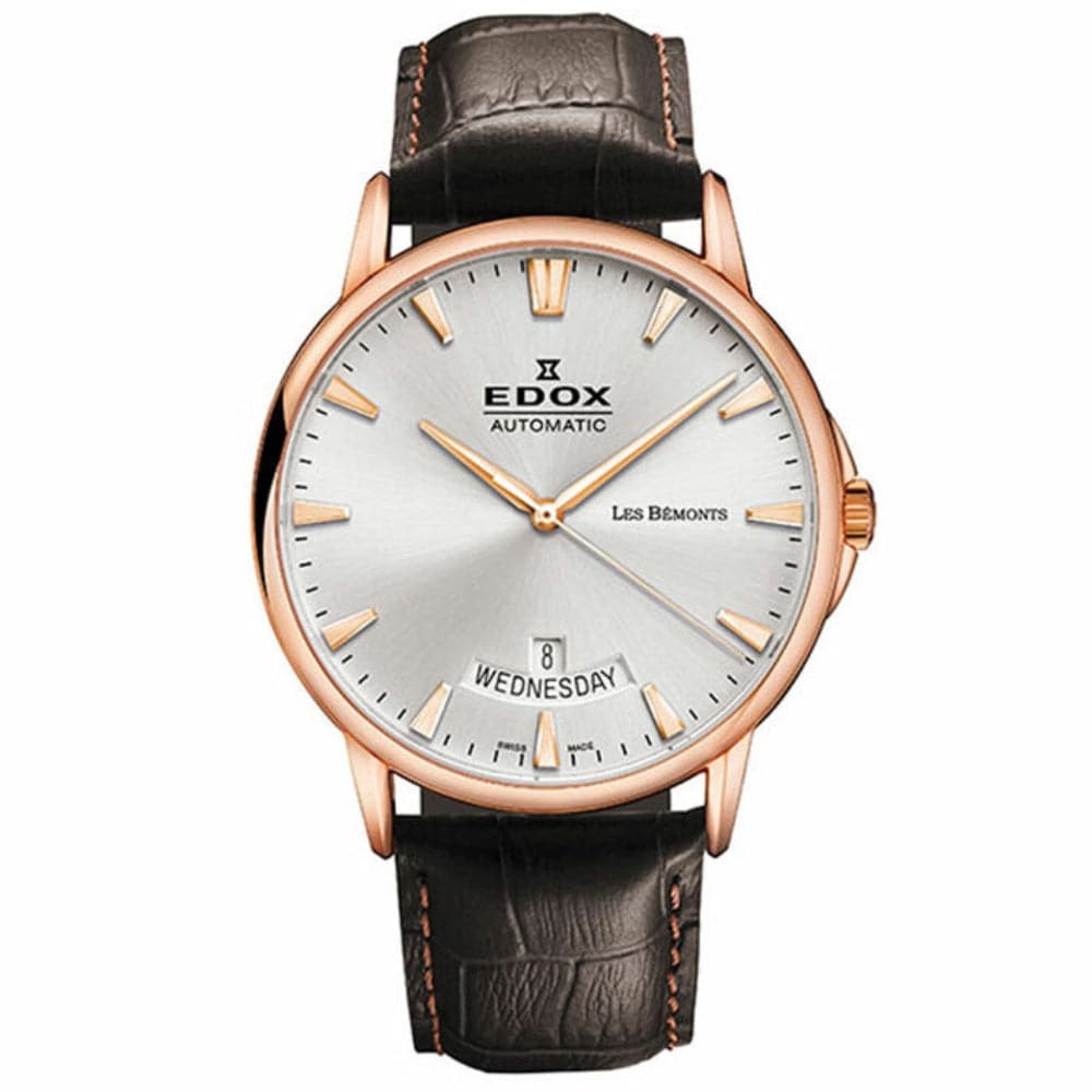 EDOX LES BEMONTS AUTOMATIC ED83015-37R-BIR MEN'S WATCH - H2 Hub Watches