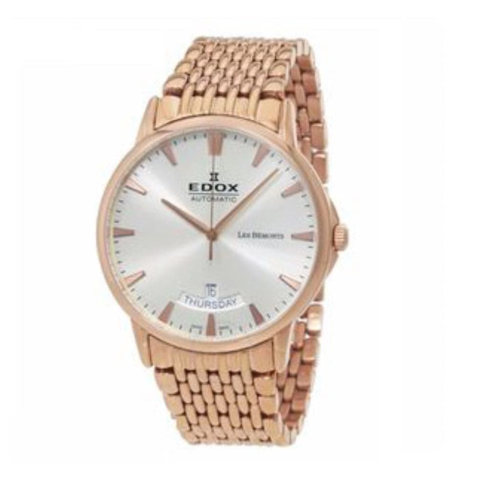 EDOX LES BEMONTS AUTOMATIC DAY-DATE ED83015-37RM-BIR MEN'S WATCH - H2 Hub Watches