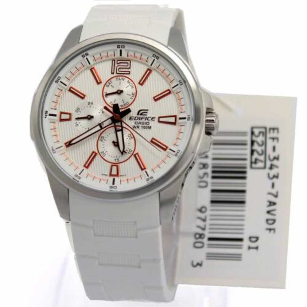 CASIO EDIFICE EF-343-7AVDF MULTI-HAND MEN'S WATCH - H2 Hub Watches