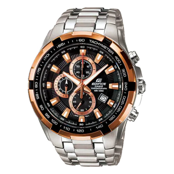 CASIO EDIFICE EF-539D-1A5VUDF-P CHRONOGRAPH STAINLESS STEEL MEN WATCH