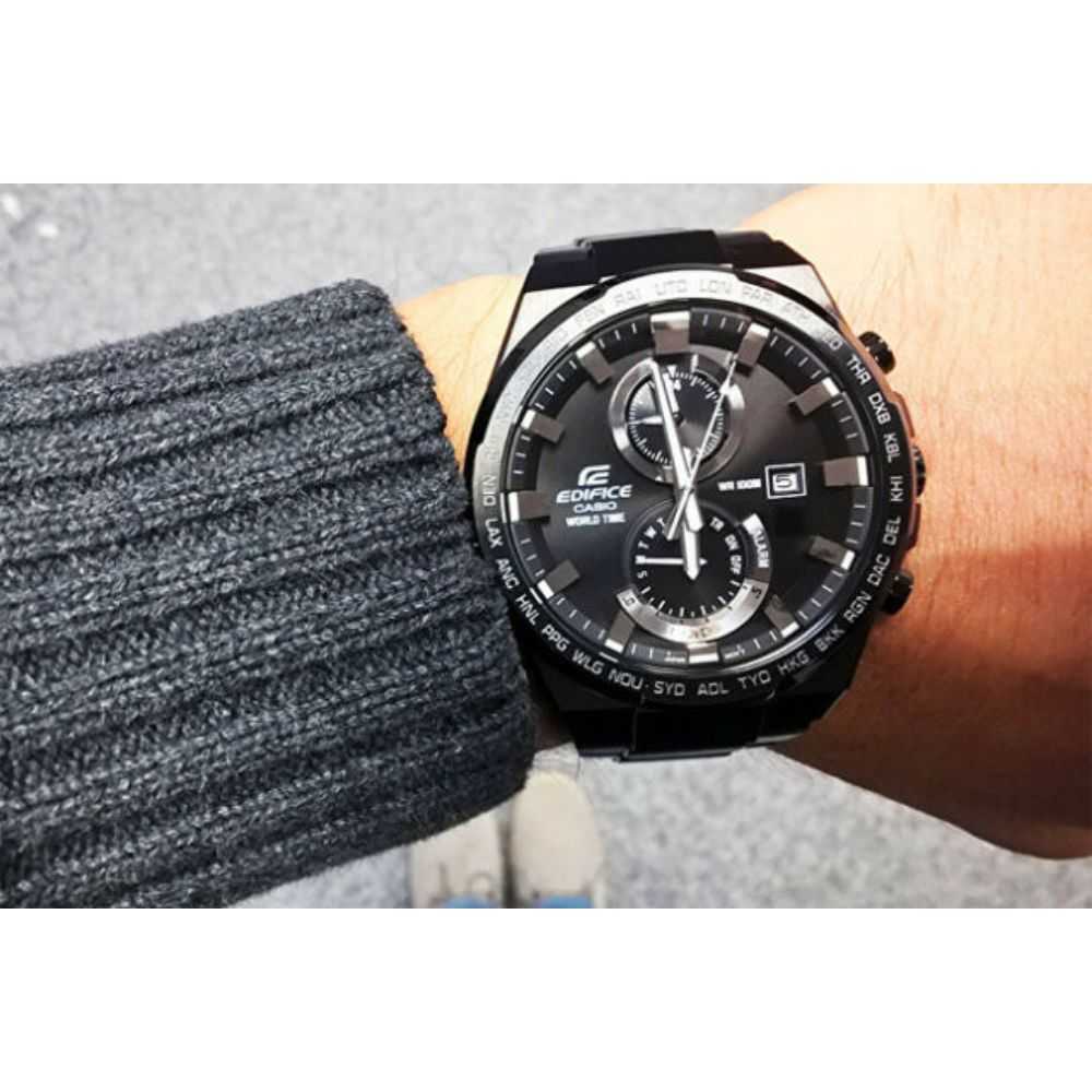 CASIO EDIFICE EFR-542BK-1AVUDF CHRONOGRAPH MEN'S WATCH - H2 Hub Watches