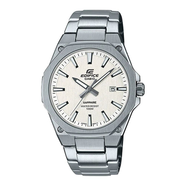 CASIO EDIFICE EFR-S108D-7AVUDF SILVER STAINLESS STEEL STRAP MEN'S WATCH