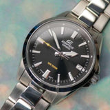 CASIO EDIFICE EFV-100D-1AVUDF SILVER STAINLESS STEEL STRAP MEN'S WATCH