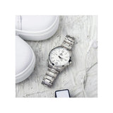 CASIO EDIFICE EFV-100D-7AVUDF SILVER STAINLESS STEEL STRAP MEN'S WATCH