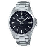 Casio General Black Dial Silver Stainless Steel Strap Unisex Watch EFV-140D-1AVUDF-P