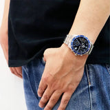Casio Edifice Chronograph Silver Stainless Steel Strap Men Watch EFV-540D-1A2VUDF-P