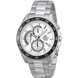 Casio Edifice Chronograph Silver Stainless Steel Strap Men Watch EFV-550D-7AVUDF-P