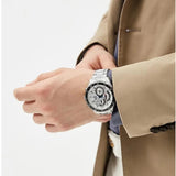 Casio Edifice Chronograph Silver Stainless Steel Strap Men Watch EFV-550D-7AVUDF-P