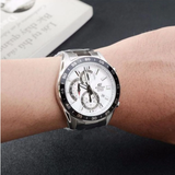 Casio Edifice Chronograph Silver Stainless Steel Strap Men Watch EFV-550D-7AVUDF