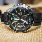 Casio Edifice Black Resin Strap Men Watch EFV-550P-1AVUDF