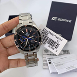 CASIO EDIFICE EFV-590D-1AVUDF-P STAINLESS STEEL MEN WATCH