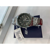 Casio Edifice Chronograph Camouflage And Silver Stainless Steel Strap Men Watch EFV-600D-3CVUDF