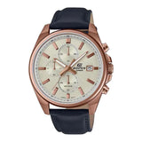CASIO EDIFICE EFV-610CL-7AVUDF-P BLUE LEATHER MEN WATCH