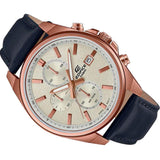 CASIO EDIFICE EFV-610CL-7AVUDF-P BLUE LEATHER MEN WATCH