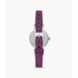 ELLE Odéon ELL21065 Three-Hand Purple Leather Women's Watch