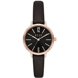 ELLE ETOILE ELL21067 BLACK LEATHER WOMEN WATCH