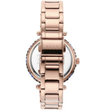 Elle Marais Blue Dial Rose Gold Stainless Steel Strap Women Watch ELL23013