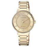 CITIZEN EM0523-86P ECO-DRIVE ROSE GOLD STAINLESS STEEL WOMEN'S WATCH