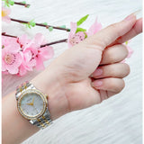 CITIZEN EM0774-51D WHITE DIAL TWO-TONE STAINLESS STEEL BRACELET STRAP WOMEN'S WATCH