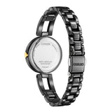 Citizen Eco-Drive Black Stainless Steel Women Watch EM0804-87E