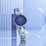 Citizen Eco-Drive Blue Dial With Silver Stainless Steel Women Watch EM0807-89L