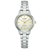 CITIZEN EM0930-58P ECO-DRIVE BEIGE DIAL STAINLESS STEEL WOMEN'S WATCH