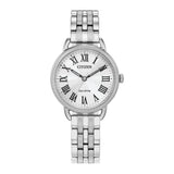 Citizen Eco Drive Silver Tone Stainless Steel Women Watch EM1050-56A