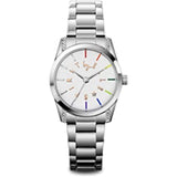 ELLE ES20149B05X STONE CASE WHITE STONE DIAL BRACELET WOMEN'S WATCH