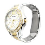 FOSSIL RILEY ES3204 TWO-TONE STAINLESS STEEL WOMEN'S WATCH