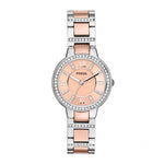 FOSSIL VIRGINIA ANALOG QUARTZ TWO TONE STAINLESS STEEL ES3405 WOMEN'S WATCH - H2 Hub Watches