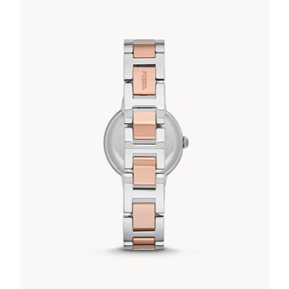 FOSSIL VIRGINIA ANALOG QUARTZ TWO TONE STAINLESS STEEL ES3405 WOMEN'S WATCH - H2 Hub Watches