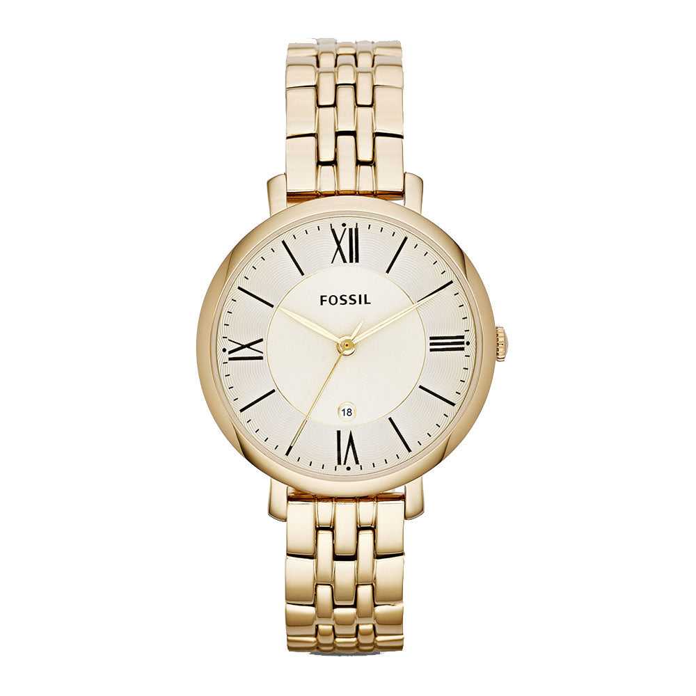 FOSSIL JACQUELINE GOLD STAINLESS STEEL ES3434 WOMEN'S WATCH - H2 Hub Watches