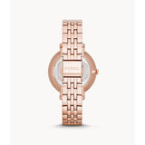 FOSSIL JACQUELINE ANALOG QUARTZ ROSE GOLD STAINLESS STEEL ES3435 WOMEN'S WATCH
