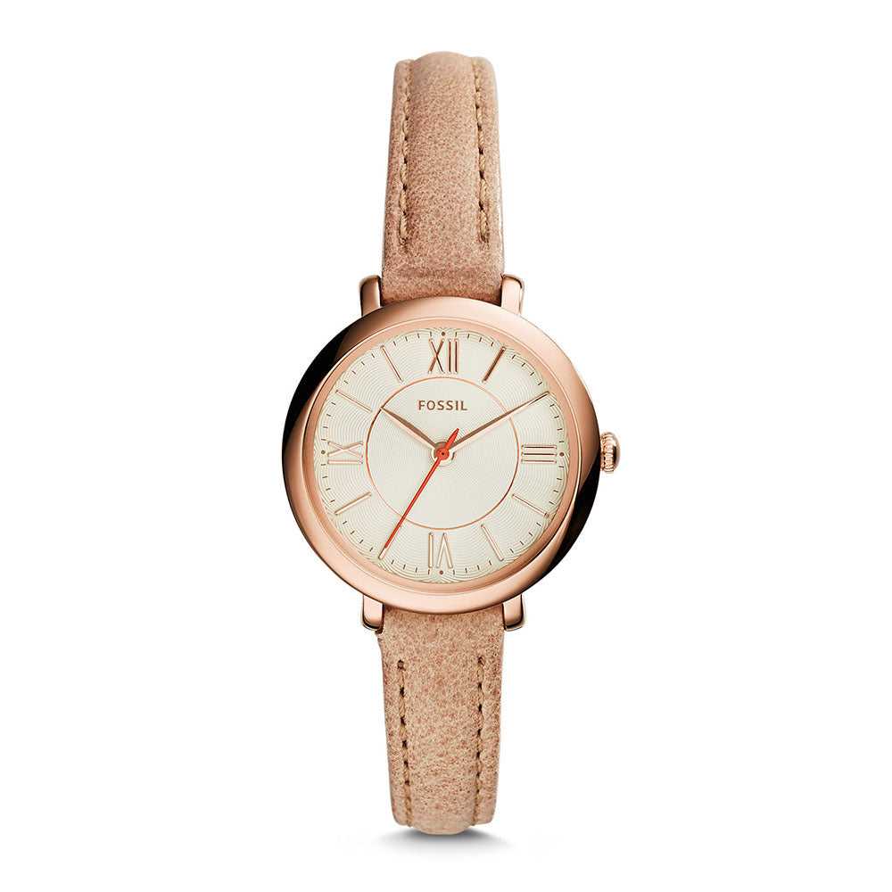 FOSSIL ORIGINAL BOYFRIEND CHRONOGRAPH ROSE GOLD STAINLESS STEEL ES3802 BROWN LEATHER STRAP WOMEN'S WATCH - H2 Hub Watches