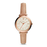 FOSSIL ORIGINAL BOYFRIEND CHRONOGRAPH ROSE GOLD STAINLESS STEEL ES3802 BROWN LEATHER STRAP WOMEN'S WATCH - H2 Hub Watches