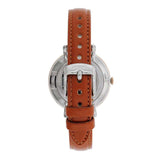 FOSSIL JACQUELINE CEDAR ANALOG QUARTZ TWO TONE STAINLESS STEEL ES3842 BROWN LEATHER STRAP WOMEN'S WATCH - H2 Hub Watches