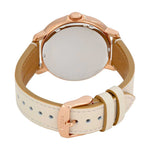 FOSSIL CHELSEY ANALOG QUARTZ ROSE GOLD STAINLESS STEEL ES3930 BEIGE LEATHER STRAP WOMEN'S WATCH - H2 Hub Watches